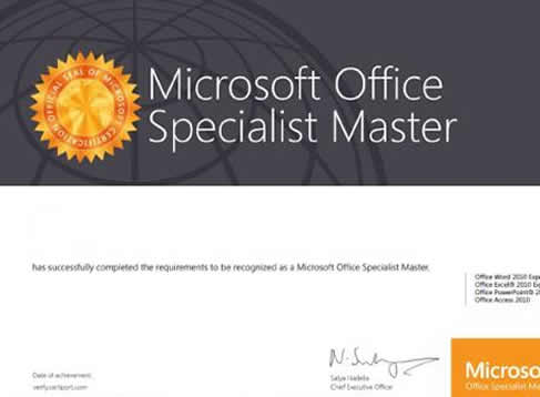 微软办公软件国际认证（共6课）