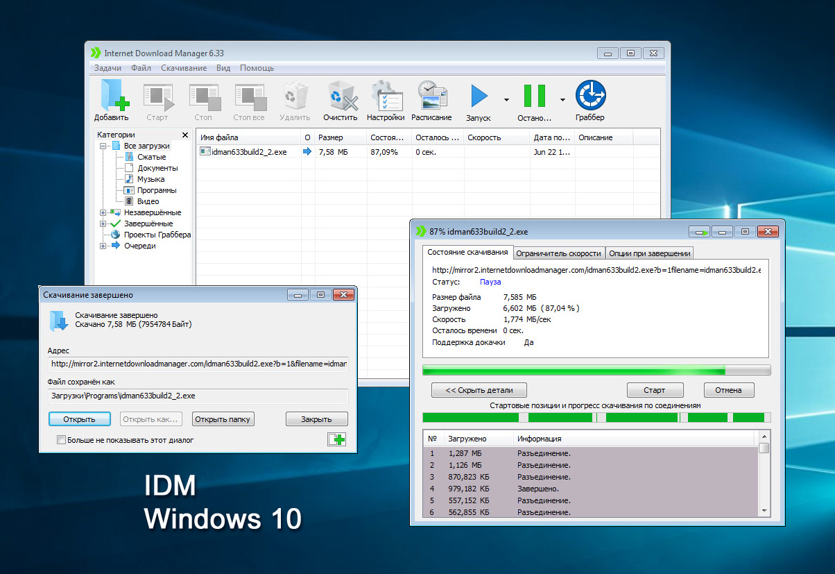 Internet Download Manager(IDM) v6.35 Build 7